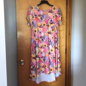 L LuLaRoe Carly Dress 🌻🌷🦋